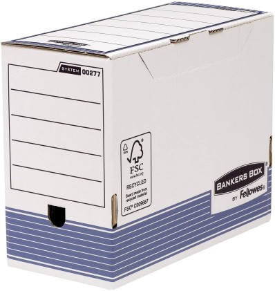 Fellowes Bankers Box Ultimate File Box 150 mm A4 - Assemblaggio automatico Fastfold - Cartone riciclato certificato FSC