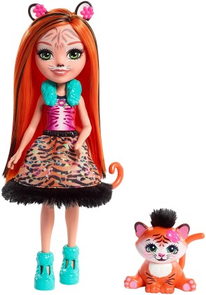 Enchantimals - Bambola Tanzie la Tigre, Multicolore, Mattel FRH39