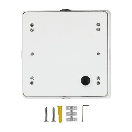 V-TAC Lampada LED da Muro Quadrato 4W 110LM/W Colore Bianco 4000K IP65