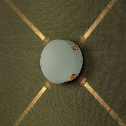 V-TAC Lampada LED da Muro Rotondo 4W 110LM/W Colore Bianco 3000K IP65