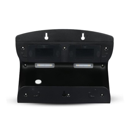 V-TAC Lampada LED Solare da Muro a Batteria 6,8W 60LED con Sensore PIR Colore Nero 4000K IP65