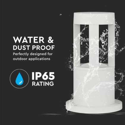 V-TAC Lampada LED da Giardino Fissaggio a Terra LED COB 10W Colore Bianco h:25cm 6400K IP65