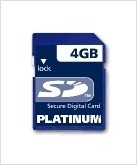Memory card SD 4GB PLATINUM blister