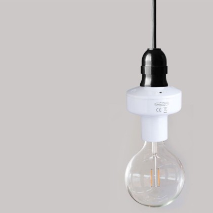 V-TAC Portalampada le E27 (Max 20W) Wifi Compatibile con Google Home e Amazon Alexa Tramite App V-Tac Smart Colore Bianco