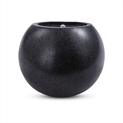 V-TAC Lampada LED da Muro Rotonda G9 (Max 25W) in Cemento Colore Grigio Scuro IP20