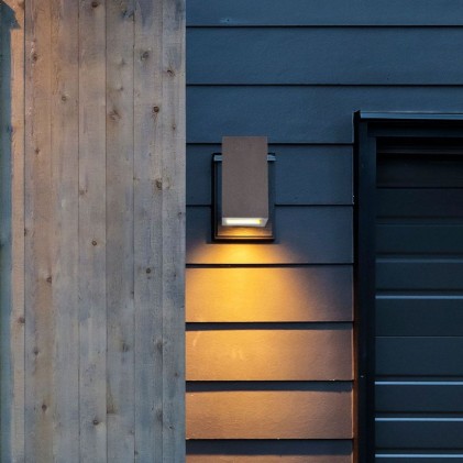 V-TAC Lampada LED da Muro Rettangolare G9 (Max 2*25W) in Cemento Colore Grigio Chiaro IP20