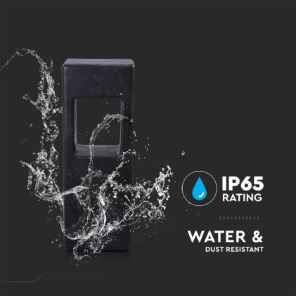 V-TAC Lampada LED da Giardino 12W in Cemento Colore Grigio Scuro IP65