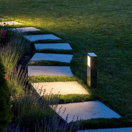 V-TAC Lampada LED da Giardino 12W in Cemento Colore Grigio Scuro IP65