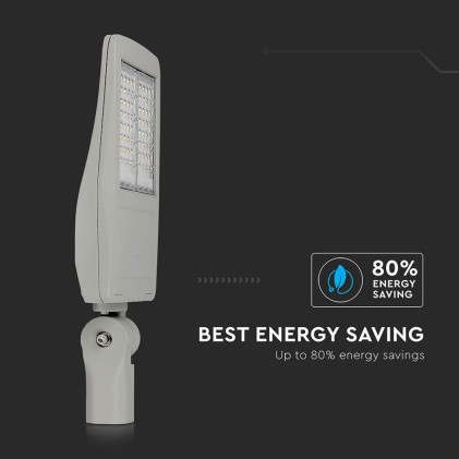 V-TAC PRO Armatura Stradale LED Chip Samsung Classe II 150W 140LM/W Colore Grigio 4000K Dimmerabile