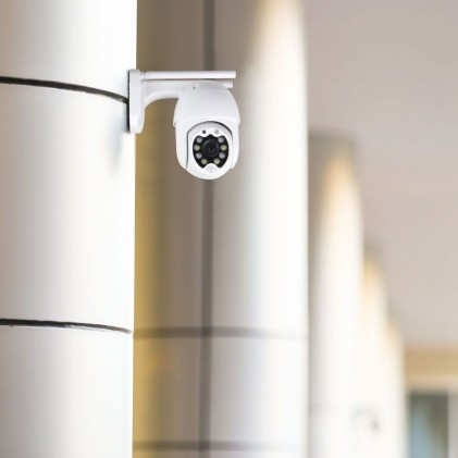 V-TAC Camera di Videosorveglianza da esterno Wifi IP65 Luci LED 3MP