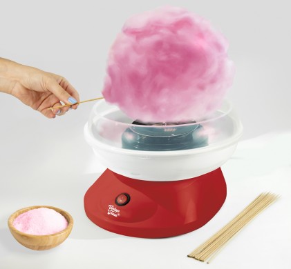 Macchina per zucchero filato vintage Jocca - Include un cucchiaio dosatore e 10 bastoncini di bamb&ugrave; - Facile da pulire