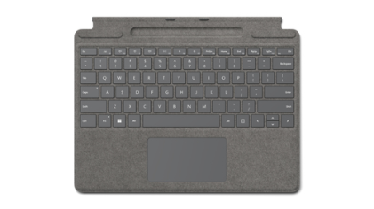 Microsoft Surface Pro Tastiera Con Alloggiamento Penna Platino