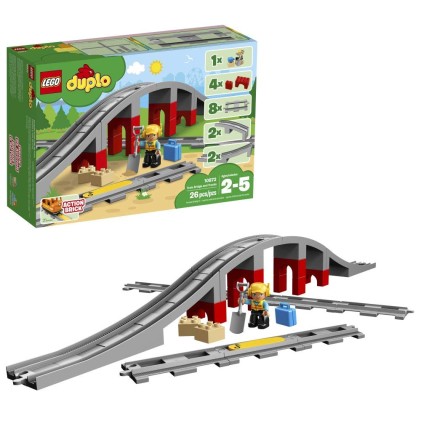 Costruzioni LEGO DUPLO Town - Ponte e binari ferroviari, 10872