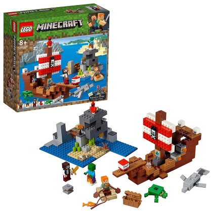 Costruzioni Lego Minecraft Avventura sul galeone dei Pirati - 21152