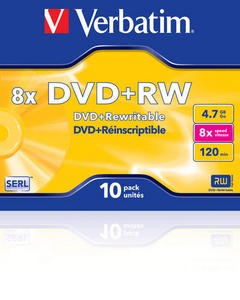 DVD Verbatim DVD RW 4,7GB 10 pz.