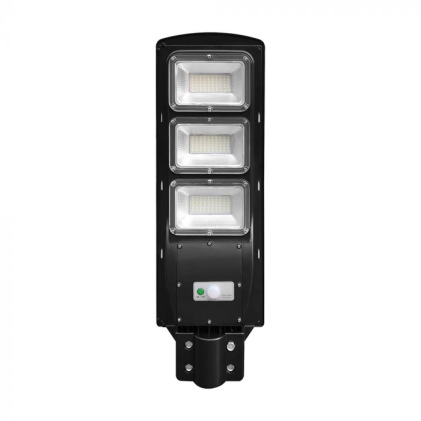 12W Led Plastic Solar Street Light 6000K Black Body