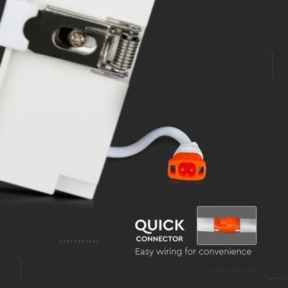 V-TAC PRO Faretto LED Chip Samsung da Incasso 36W (9*4W) UGR<19 36° 2700K CRI>90