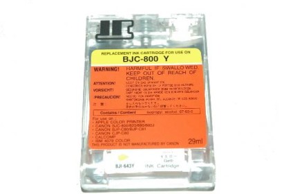 Cartuccia canin BJ 800,820,880 ,880J,BJPC80,C81,- IBM 4079 (BJI 643Y)  GIALLO COMPATIBILE