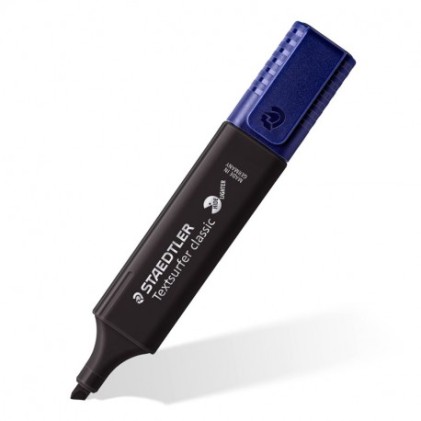 Staedtler Textsurfer Classic 364 Pennarello fluorescente vintage - Punta a scalpello - Corsa tra 1 e 5 mm - Inchiostro a base d acqua - Colore nero