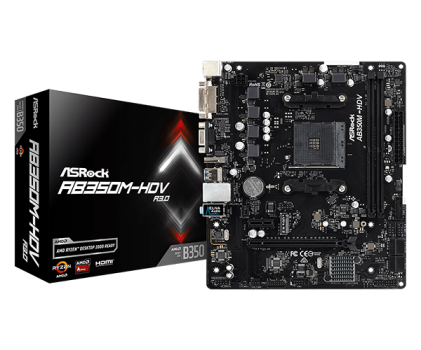 MB AM4 ASROCK AB350M-HDV R3.0