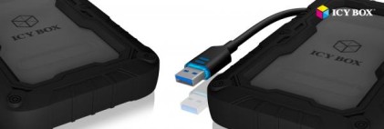 Box per Hard Disk 2,5 IcyBox IB-AC603PL-U3 - USB 3.0 SATA - Gomma