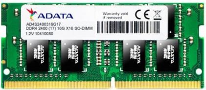 Ddr4 16Gb 2400 Mhz S0-Dimm Adata Cl17 1,2V