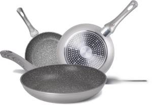 Aeternum Set Tris Padelle 20/24/28cm Essential Silver