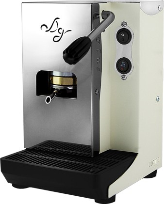 Aroma Plus Basic Macchina da Caff&egrave; Cialde 44mm Bianco
