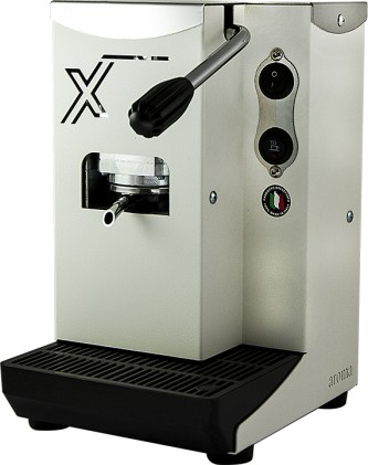 Aroma X Macchina da Caff&egrave; Cialde 44mm Bianco