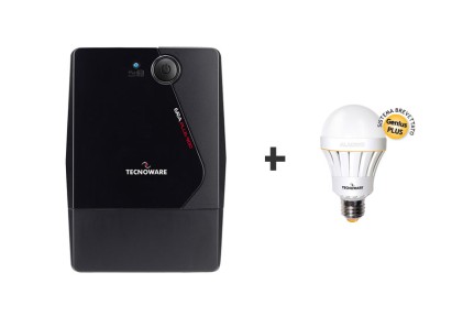Bundle Tecnoware Ups Era Plus Da 900Va + Aladino Lampada Led