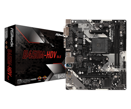 MB AM4 ASROCK B450M-HDV R4.0