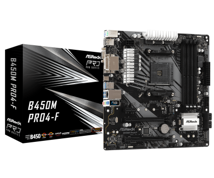 MB AM4 ASROCK B450M PRO4-F