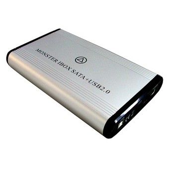 Box 3.5 MONSTER Easy SATA USB2.0 (Si)