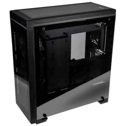 Case Midi Lian Li Alpha 550X, Tempered Glass - Black