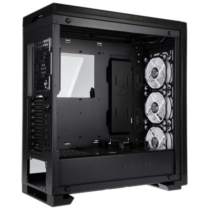 Case Midi Lian Li Alpha 550X, Tempered Glass - Black