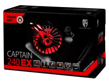 Dissipatore Deepcool Captain 240 EX Kit Di Raffreddamento Liquido Per Processori Amd e Intel Con Ventole 120mm