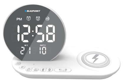 BLAUPUNKT CR85WH CHARGE CLOCK RADIO