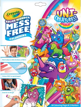 Crayola Coloring Set - Color Wonder Uni-Creatures