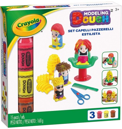 Crayola Pasta da modellare - Set Capelli Pazzerelli