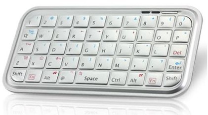 Mini Tastiera Bluetooth per iPad iPhone Android PC MAC Silver