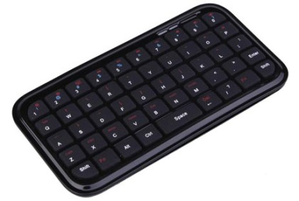 Mini Tastiera Bluetooth per iPad iPhone Android PC MAC Nera