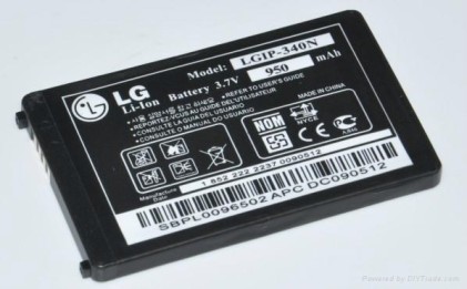 Batteria originale LG LGIP-340N 950 mAh Bulk