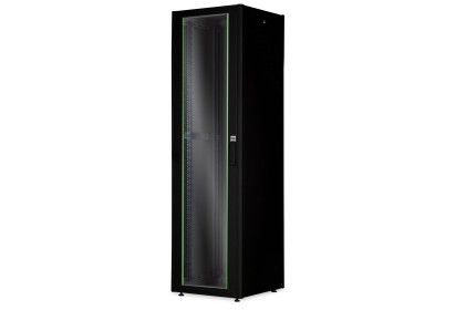 Armadio Rack Per Reti 19" 47U (A)2270, (L)600, (P)800 Colore Nero Porta Vetro Disassemblato Digitus