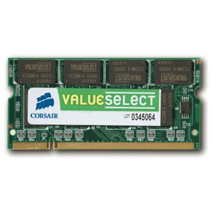 Corsair Value Select - Memoria SO-DIMM 512Mb DDR 400 MHz