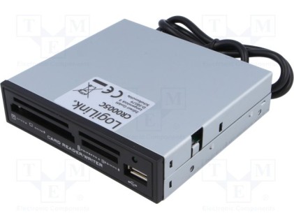 Frontalino 3,5" Per Pc Con Lettore Card 54 In 1 E Porta Usb