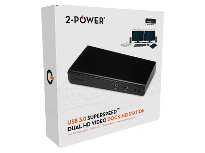 2Pw Docking Station Universale Con Doppio Display Usb 3.0