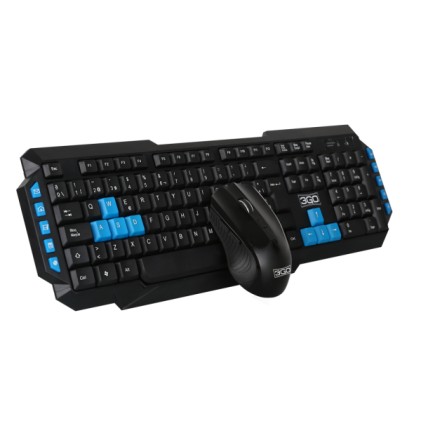 3GO COMBODRILEH2 tastiera Mouse incluso Giocare USB QWERTY Nero