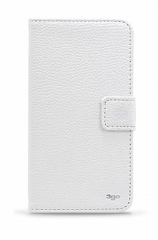 3GO DROXFC13 custodia per cellulare Custodia flip a libro Nero, Bianco