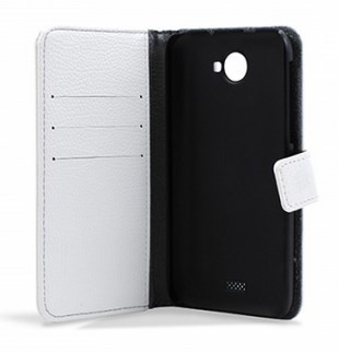 3GO DROXFC13 custodia per cellulare Custodia flip a libro Nero, Bianco