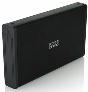 3GO HDD35BK312 contenitore di unit&agrave; di archiviazione Nero 3.5"
